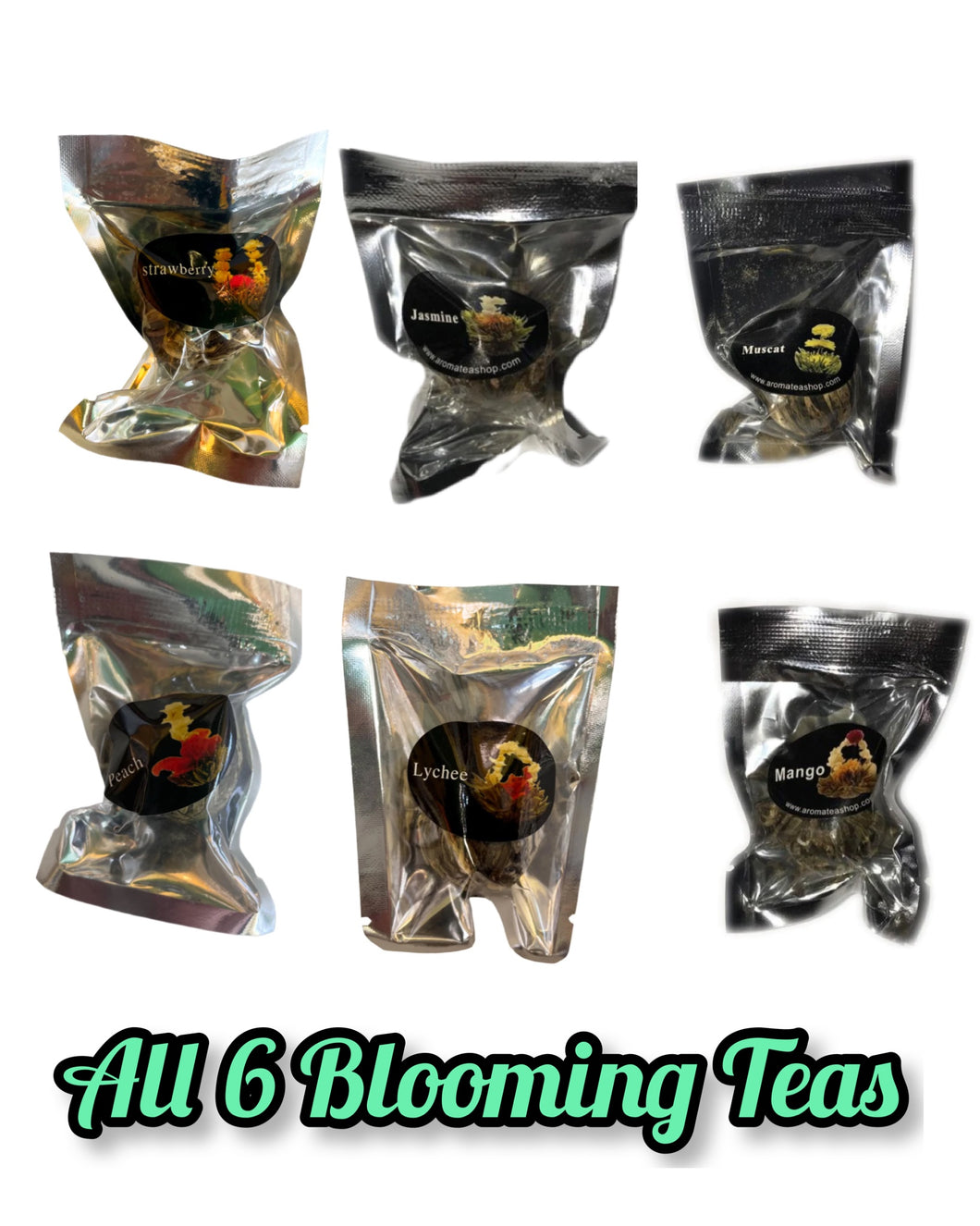 All 6 Blooming Teas
