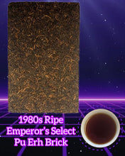 Load image into Gallery viewer, Ripe Emperor’s Select Pu Erh Brick 1980s

