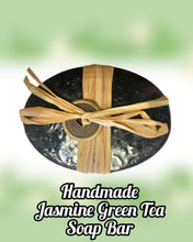 Load image into Gallery viewer, Handmade Jasmine Green Tea Soap Bar
